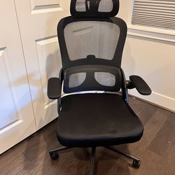 Ergonomic Office Chair with head and lumbar support