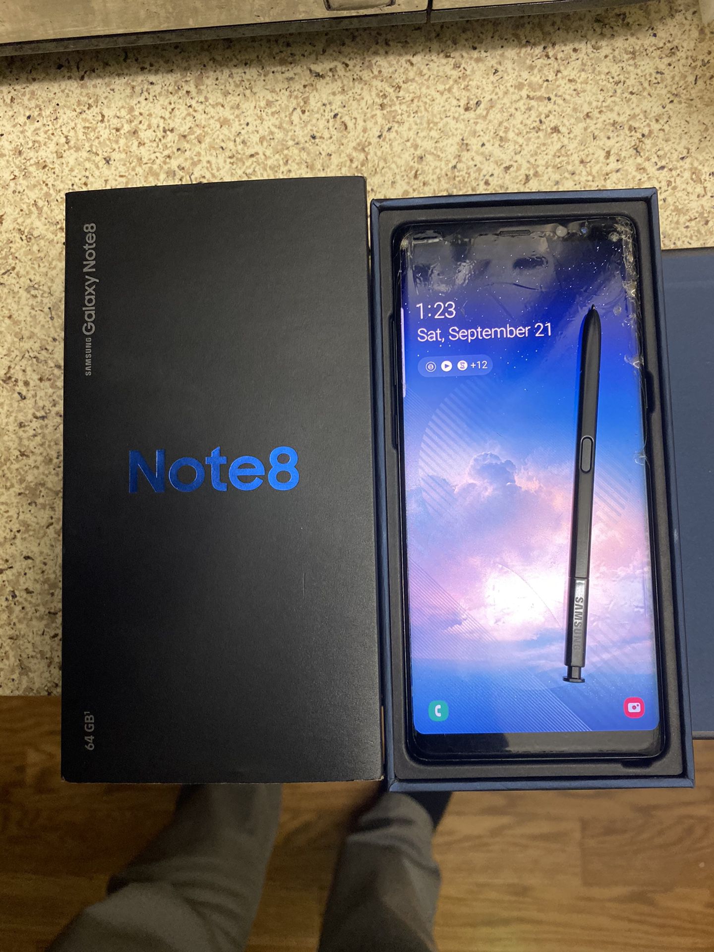 Note 8 T-Mobile ONLY. Great Condition. Cracked