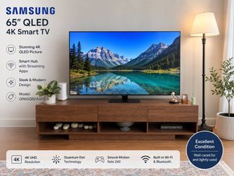 Samsung 65-inch QLED 4K Smart TV
