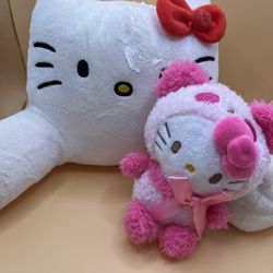 Cute hello Kitty toy teddy bear plush for kids Pink White