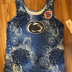 Penn State Womens LRG Floral Paisley Sleeveless Tank Top Knights Apparel NEW