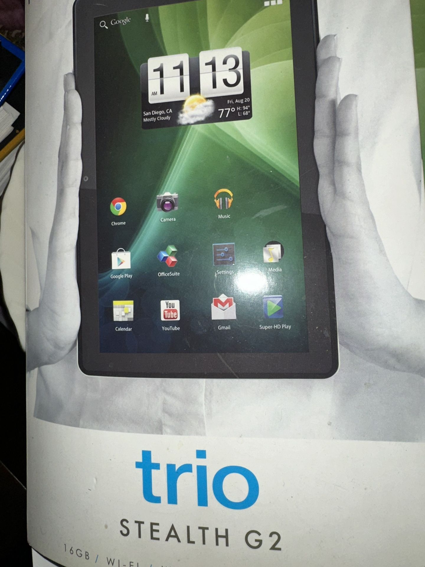 Trio Stealth G2 Tablet 16 gb, 7” display