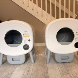 Two Self Cleaning Litter Box - 85L Automatic Cat Litter Box