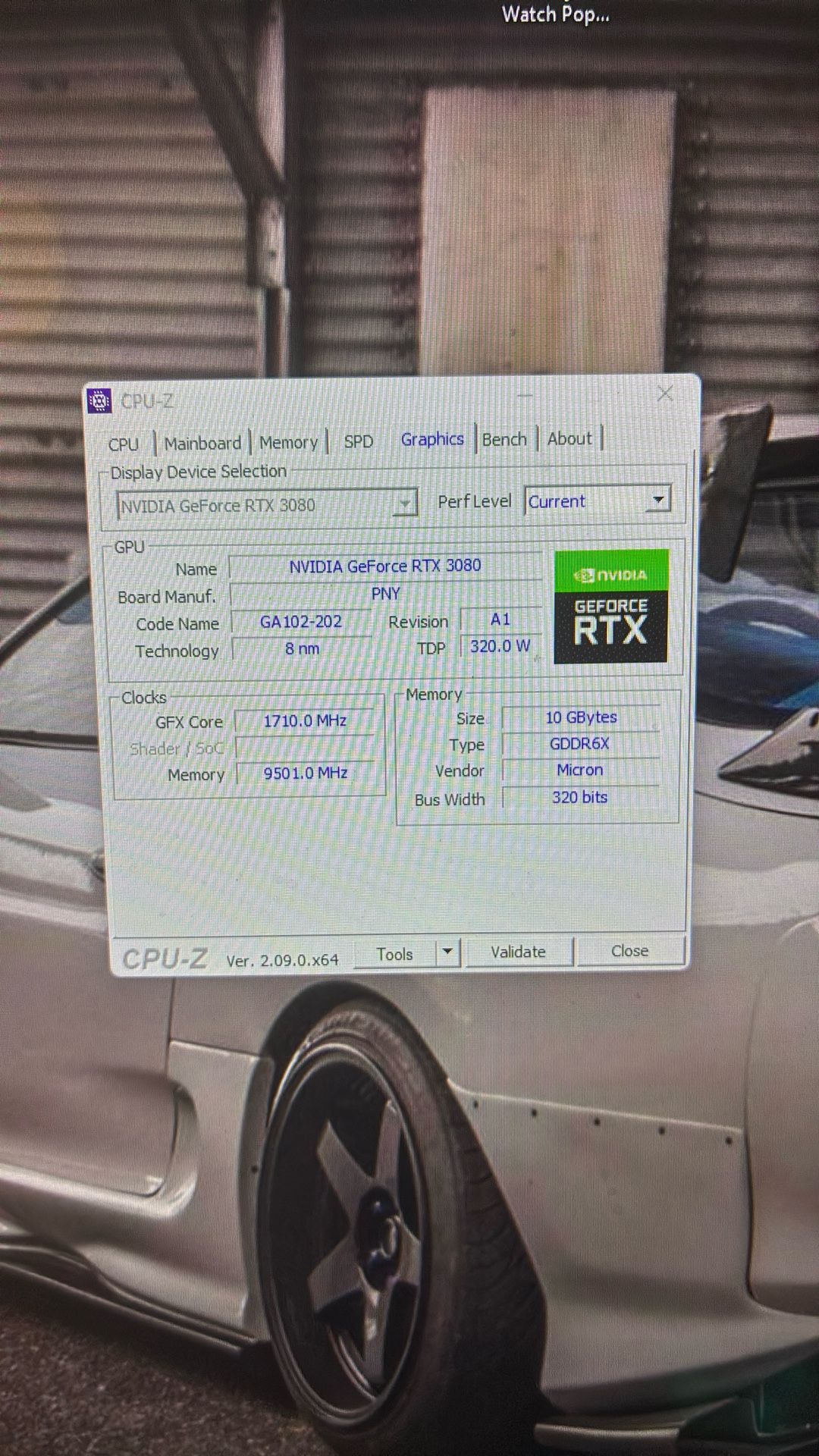 PNY XLR8 RTX 3080 10GB
