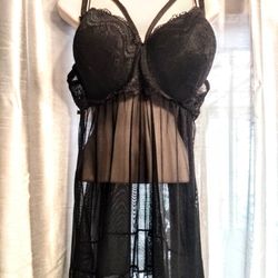 Black Lace Nighty