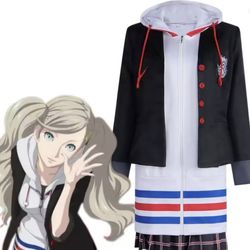 Persona 5 Ann Takamaki Panther School Uniform Atlus Cosplay Costume Small Women Set