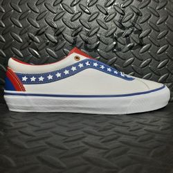 Vans Bold Ni 'Americana'TR White/blue Mens Shoes VN0A3WLPTNT Size 9.5, 10, 11.5