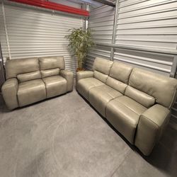 Genuine Leather Electric Sofa Set