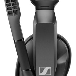 Open Box Sennheiser GSP 370 Over-Ear  Gaming Headset, Wireless low-Latency Bluetooth, Noise-Cancelling Mic, Flip-to-Mute, Audio Presets - PC, Mac