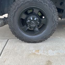 Perfect for winter Dodge Ram, 4th Generation Rims, An Tires 