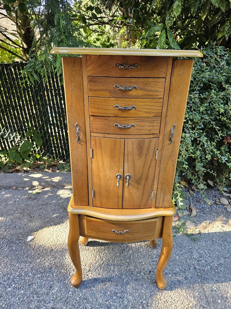 Powell Co. Standing Jewelry Armoire, Box