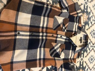 Flannel Coat like new