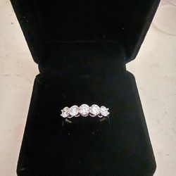 1 Carat Lab Grown Diamond 18k White Gold Ring