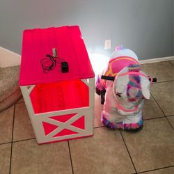 Willow the Unicorn- Stable Buddies 6V Dynacraft Battery Powered Ride-on, 1.5-3 Years
