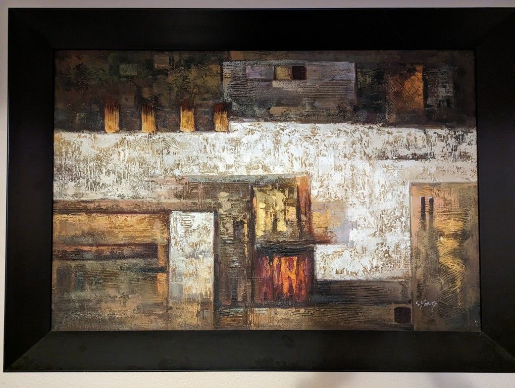 Beautiful Framed , Signed Painting