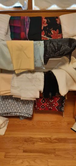 Various fabric pieces. starting @ $2 ea