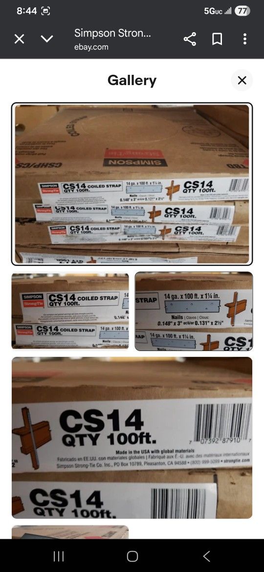 Cs 14 100 Ft Simpson Strong-Tie