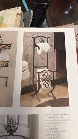 Home interiors toilet paper holder