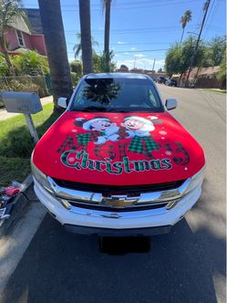 Mickey and Minnie Christmas hood cover