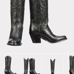 Lucchese Women’s Leather Western Boots