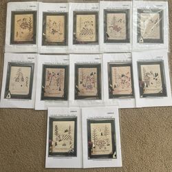 Embroidery Snow Ladies (12 Total)