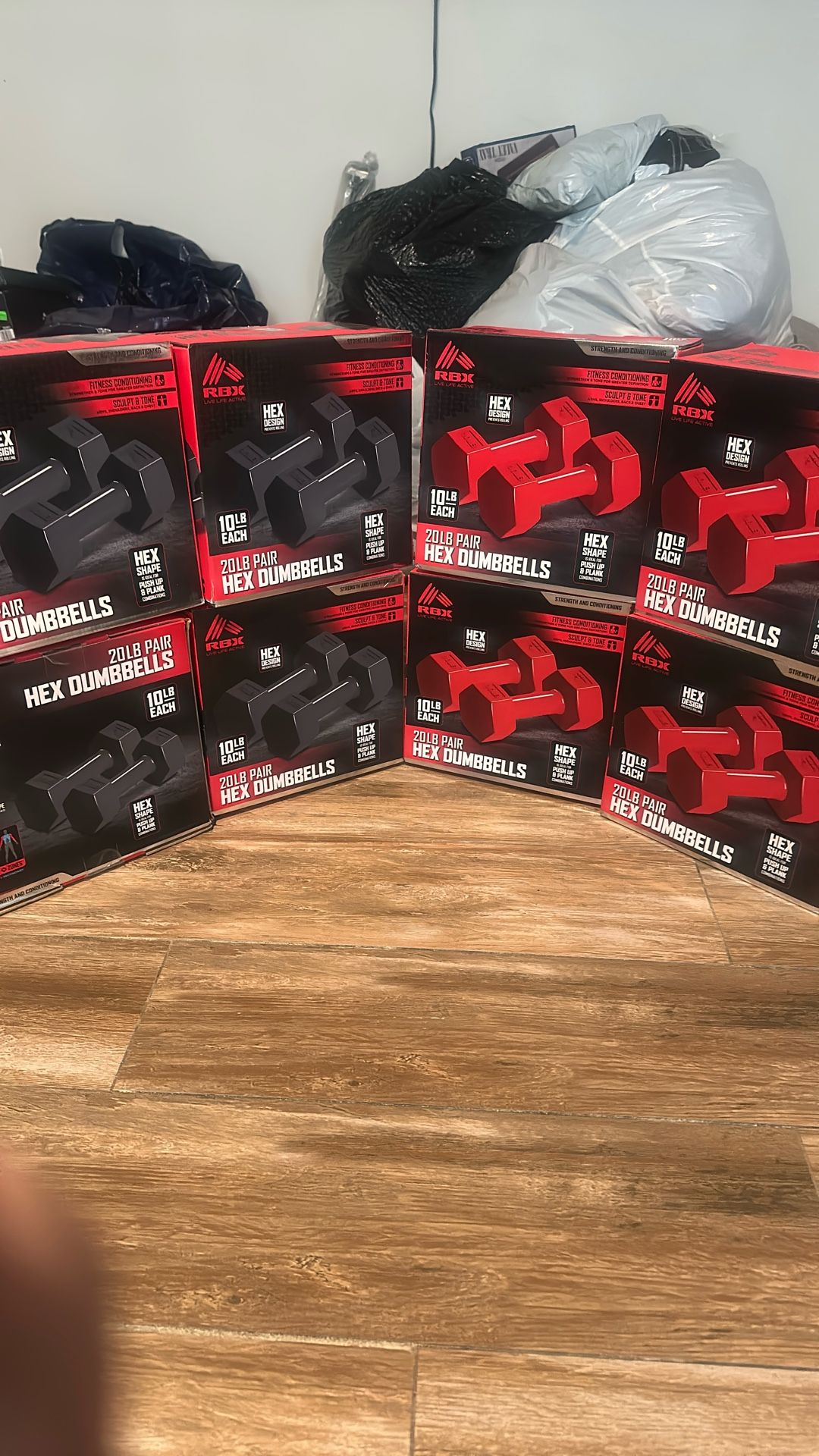 Pair Of 10lbs Dumbbells 