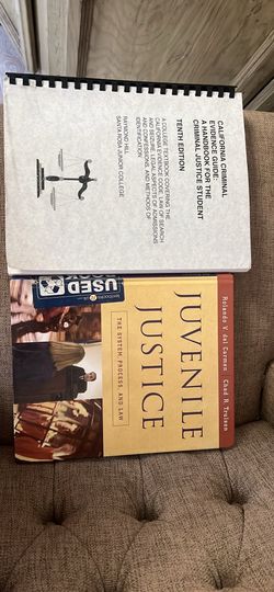 Criminal Justice Textbooks – $50 for Both OBO