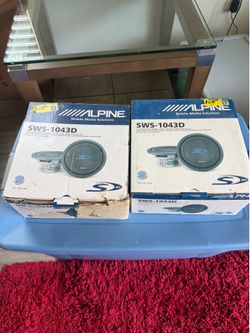 Alpine Type S 10” subwoofers