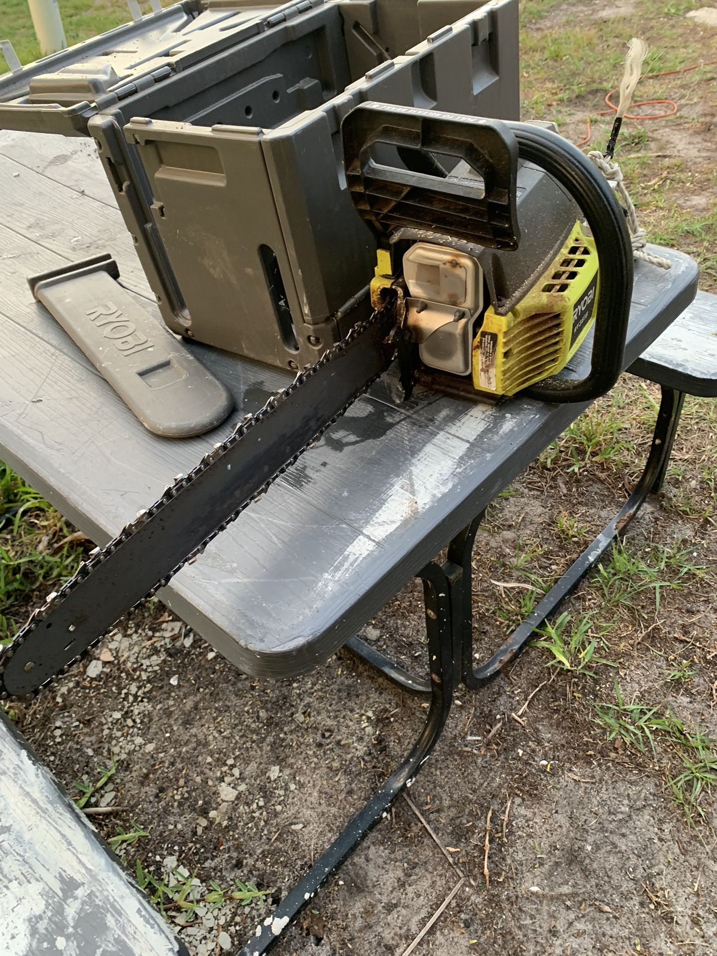 RYOBI 20 IN GAS POWERED CHAIN SAW