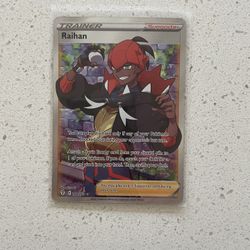 POKEMON TRAINER CARD RAIHAN FULL ART HOLO