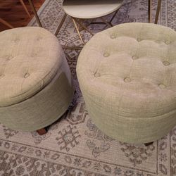 Fabric Ottoman with Storage In Mira Mesa 