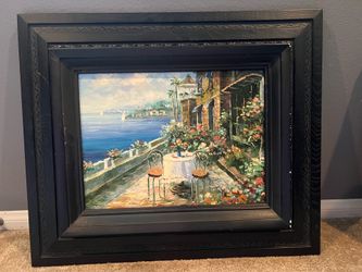 Kenneth hand oil painting