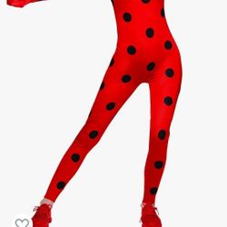 Spirit Halloween Miraculous Ladybug Adult Catsuit Costume | Officially Licensed | Group Costume | TV and Movie Costume