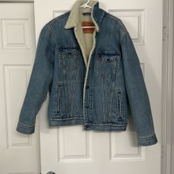 Levi’s Light Blue Medium Sherpa Jacket
