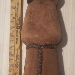 Vintage Leather Monk Decanter