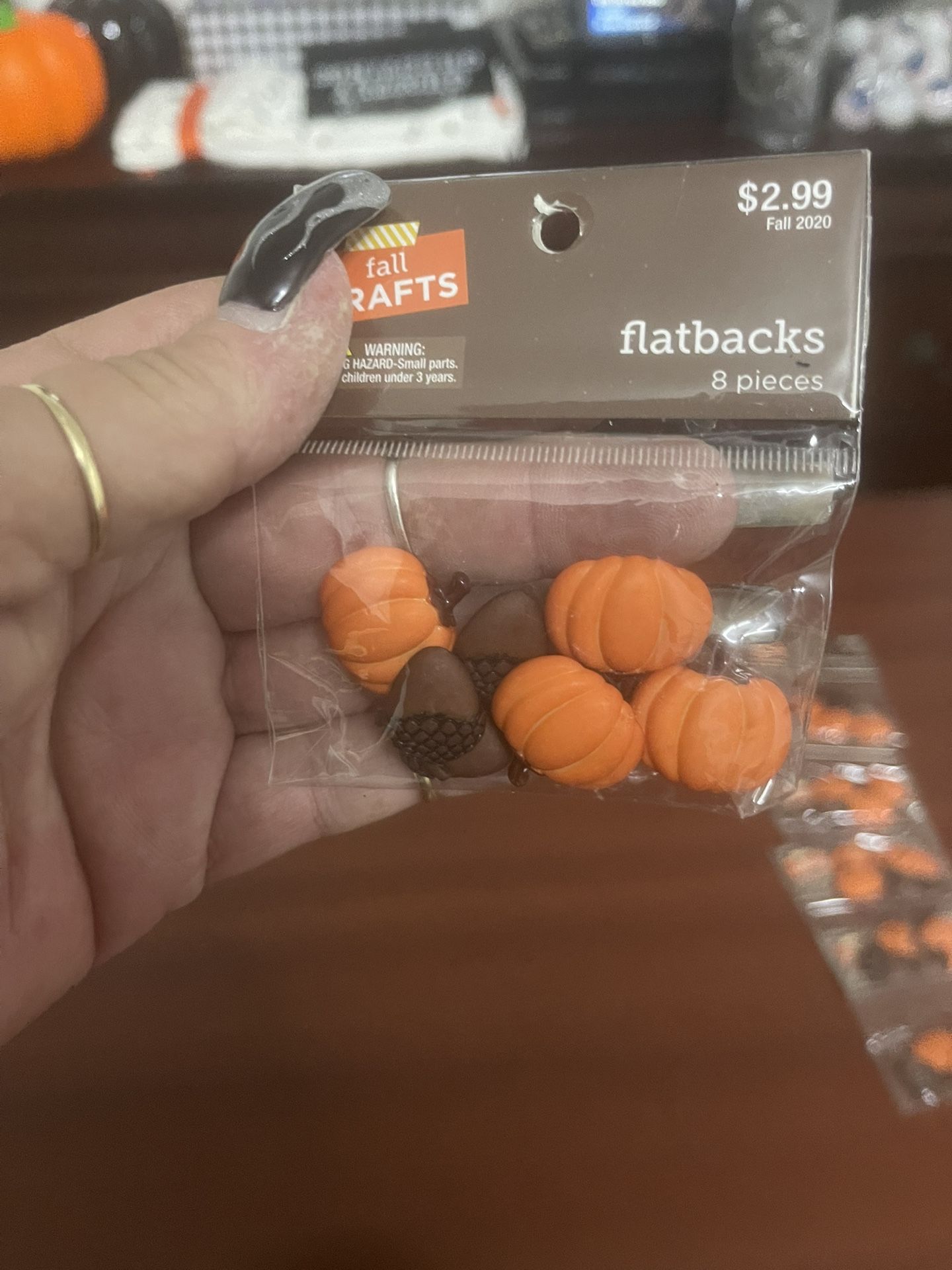 Halloween Pumpkins ๐ & Acorns Flat Backs