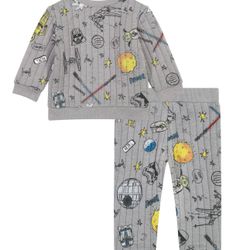 Star Wars Baby Boy Quilted Jogger Set, Size  0/3 Months