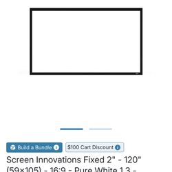 Like New 120 Inch Projection HD Screen