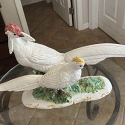 Antique Porcelain Peacock’s 