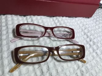 Kids or small Asian face. New eyeglasses