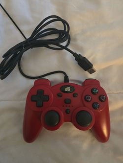 DG Wired PS3 Controller Red