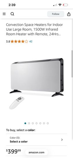 Infrared room heater 1500w