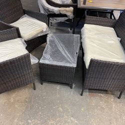 Outdoor 4 Pc Patio Furniture Set New Assembled 