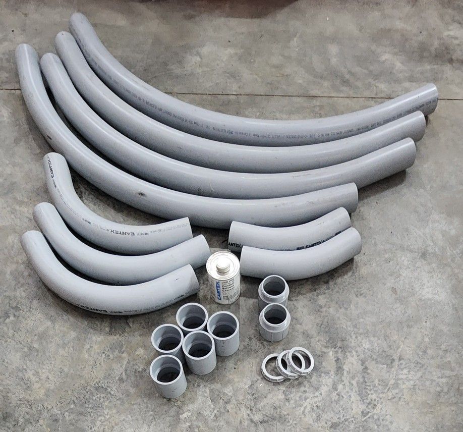 PVC conduit and fittings