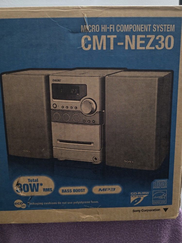 Sony Hi Fi Component System CMT-NEZ30