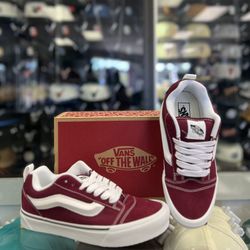 Knu Skool Vans Burgundy 