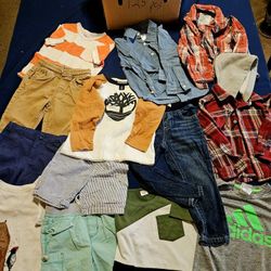 Boys Clothes,  125 Pieces In All! 