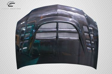 Blemished 2003-2006 Mitsubishi Lancer Evolution 8 9 Carbon Creations VT-X Hood - 1 Piece (S)