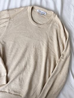 Amazon Essentials Men’s Crewneck Sweater – Size XL – Oatmeal/Cream