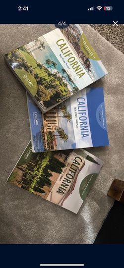 California Real Estate Books – Principles, Practice & Finance 📚